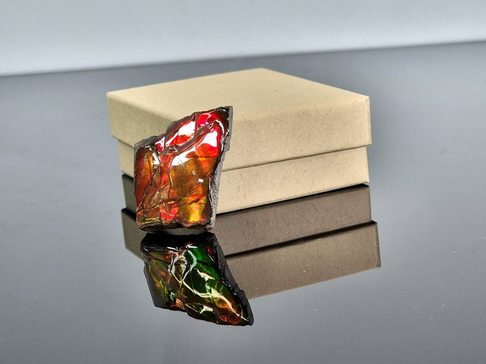 10am) Ammolite Crystal Gemstone