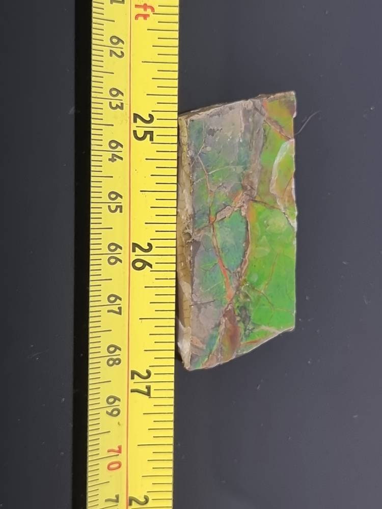 2a) Ammolite Crystal Gemstone