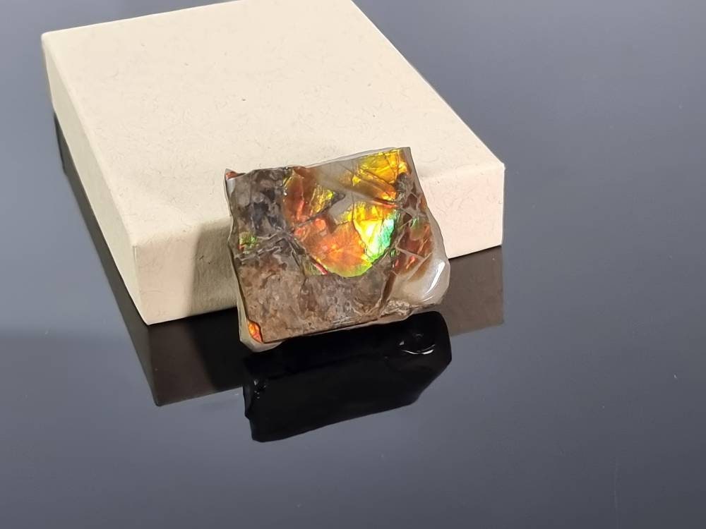 8) Ammolite Crystal Gemstone