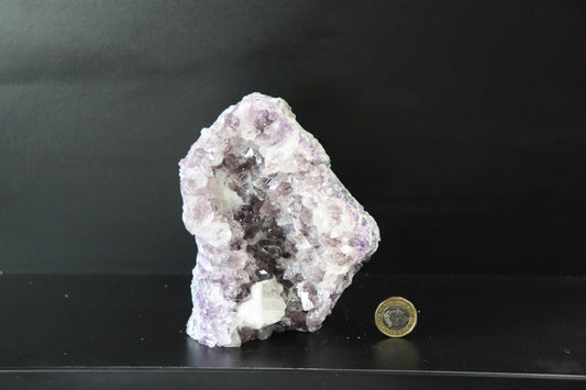 small Amethyst Crystal Natural Geode Free Standing