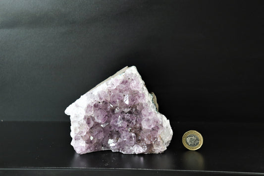 Amethyst Crystal Natural Geode Free Standing