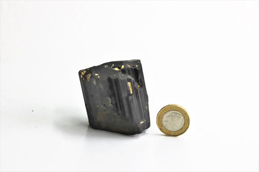 7) Terminated Black Tourmaline Crystal Natural