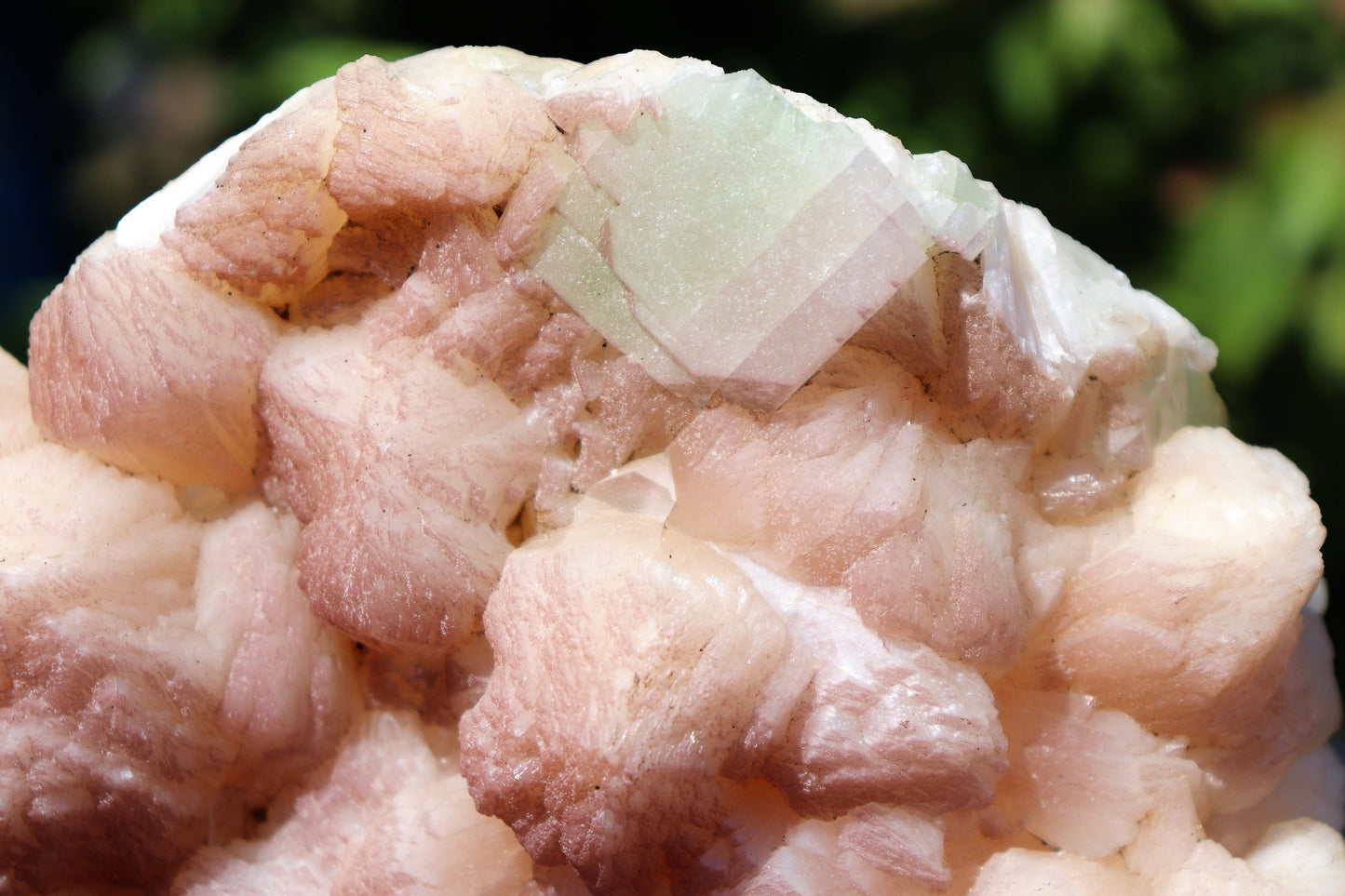 26) Large Apophyllite & Stilbite Zeolite Crystal  - India  1.9KG