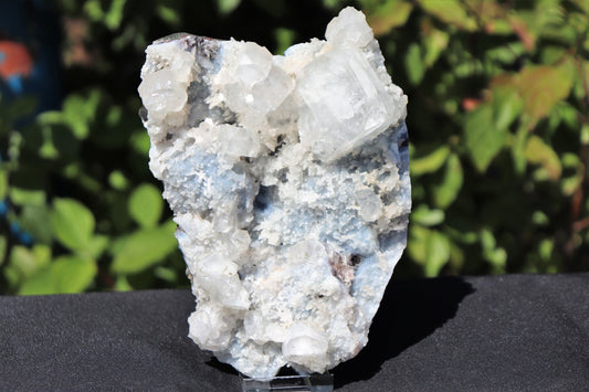  Blue Chalcedony  & Apophyllite Zeolite Crystal  