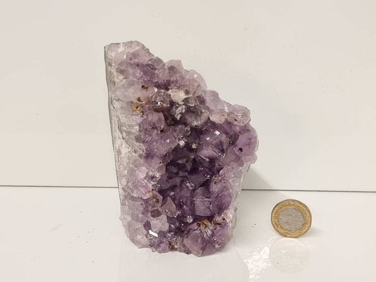 Amethyst Crystal Natural Geode Free Standing