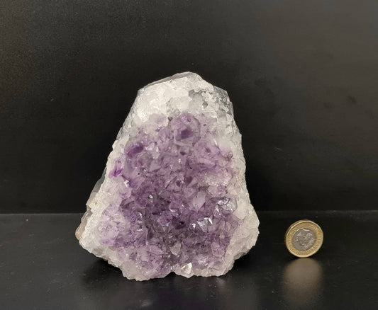 Amethyst Crystal Natural Geode Free Standing