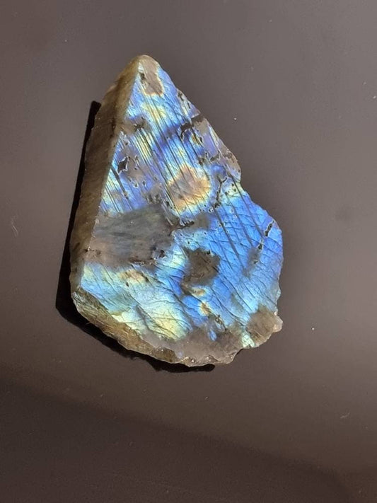 labradorite crystal slice