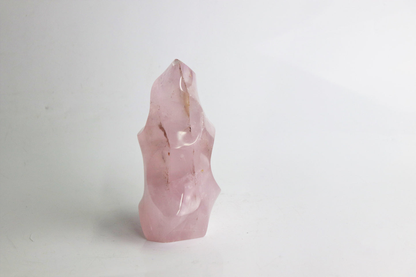 5) Rose Quartz Crystal Flame ~ Great Gift Home Decor