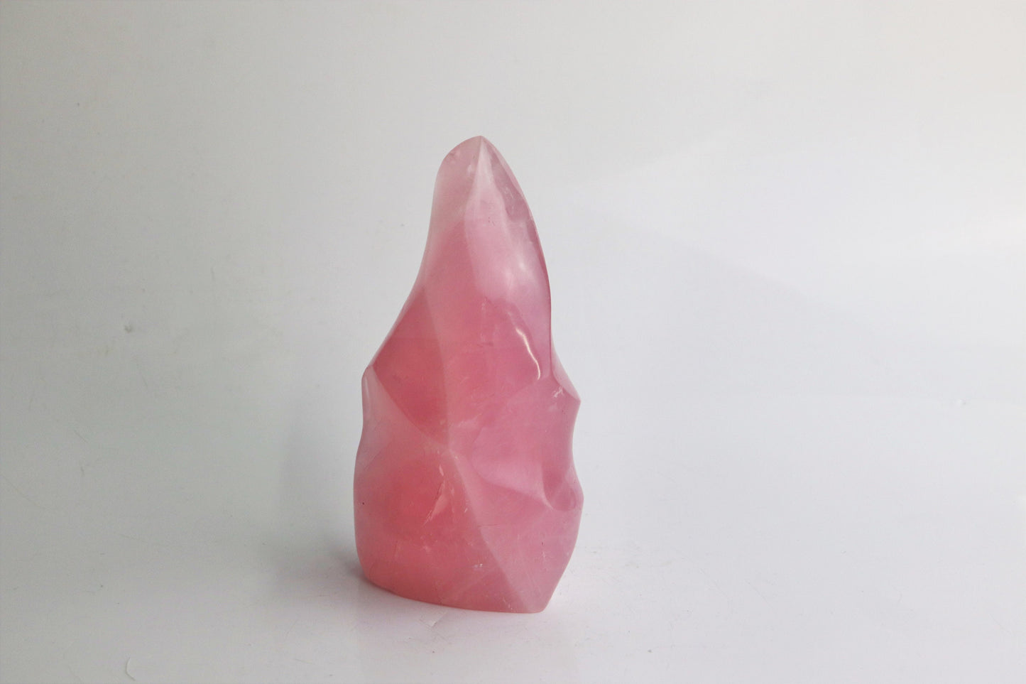 pink crystal flame carving