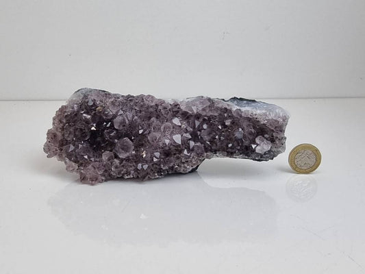 large amethyst crystal cluster