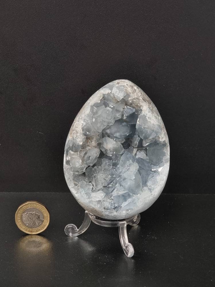 celestite crystal egg