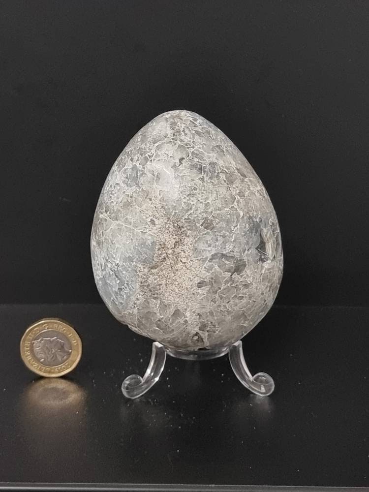 10) Celestite Crystal Egg