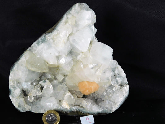 Large Apophyllite & Stilbite Zeolite Crystal - India - Natural Art / Home Decor