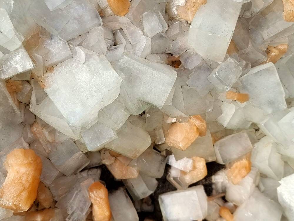 Very Large Apophyllite & Stilbite Zeolite Crystal 23.8 KG