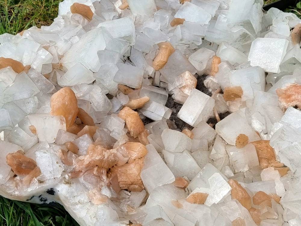 Very Large Apophyllite & Stilbite Zeolite Crystal 23.8 KG