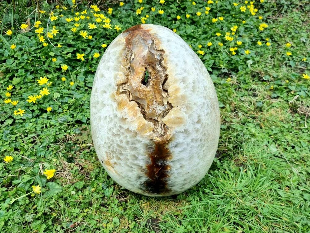 Very large Carnelian Crystal Geode Egg 42 KG