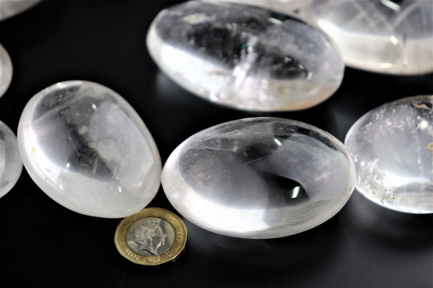 Large Clear Quartz Crystal Palmstone  Gallet Madagascar