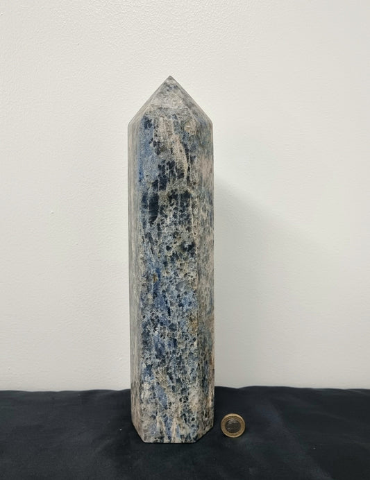 blue spinner crystal tower