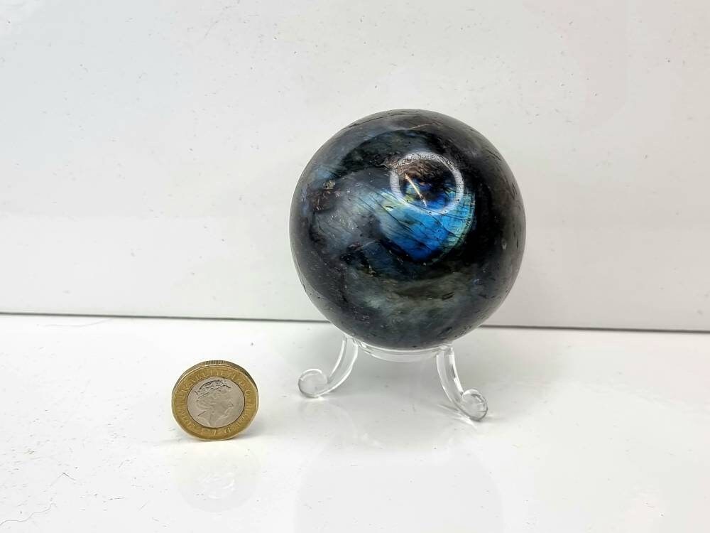 high quality labradorite crystal sphere