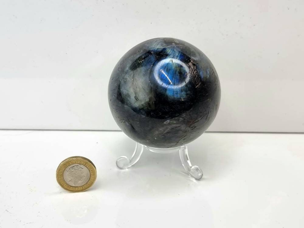 20) High Quality Labradorite Crystal Sphere