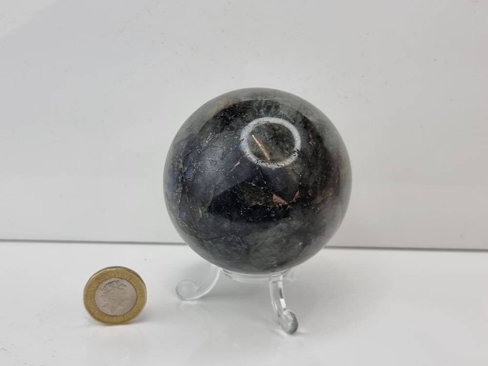 14) Labradorite Crystal Sphere