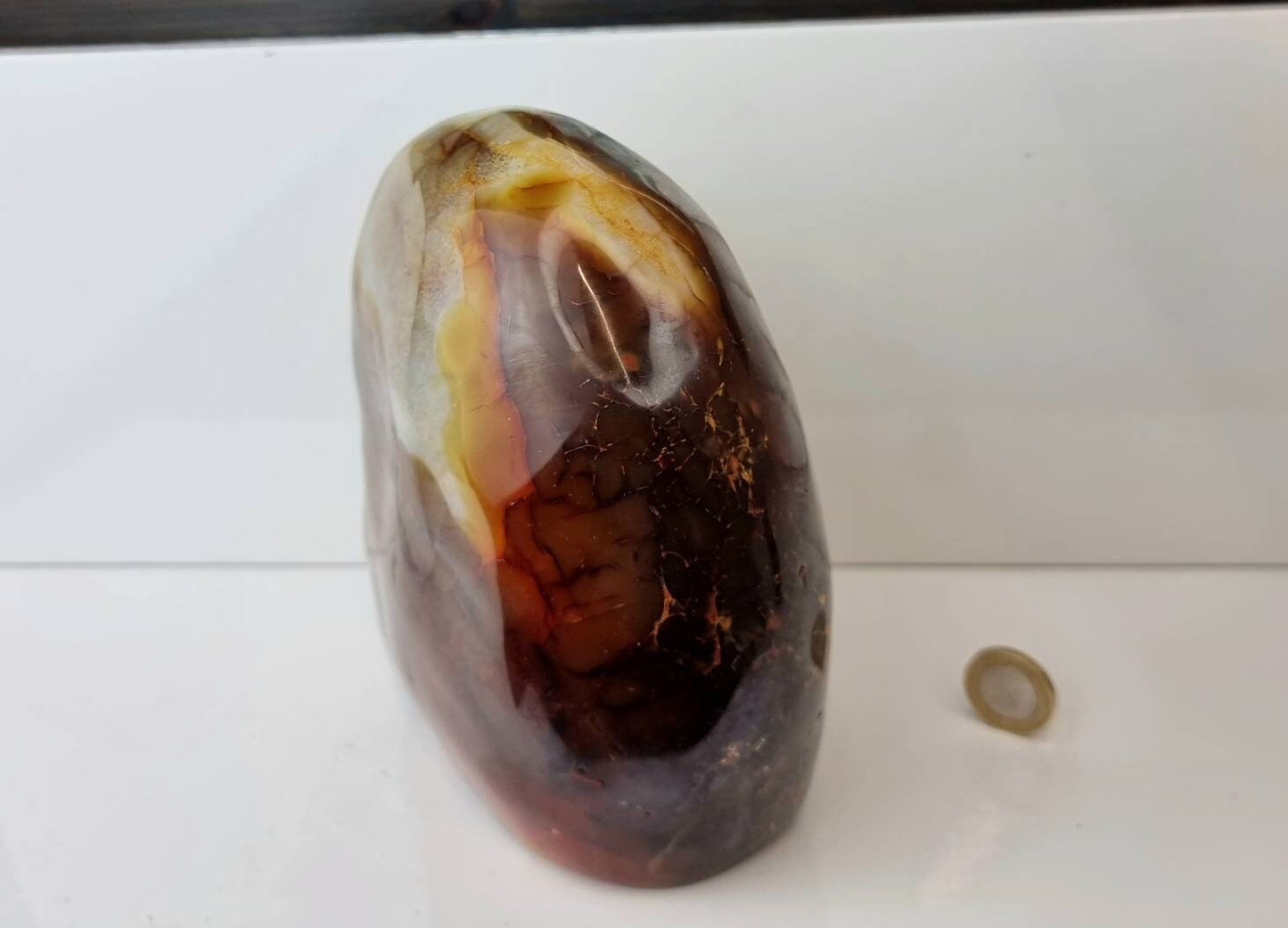 28) Extra large Carnelian Crystal Freeform