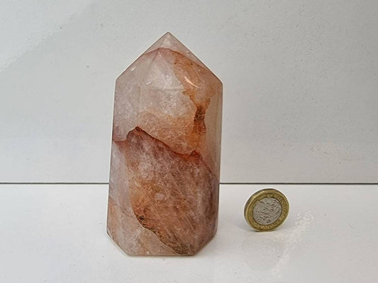 4) Fire Quartz Crystal Prism