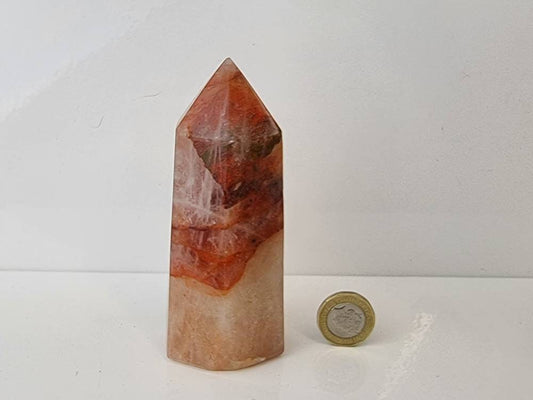 Fire Quartz Crystal Prism