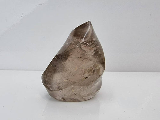 24) Smoky Quartz Crystal Flame