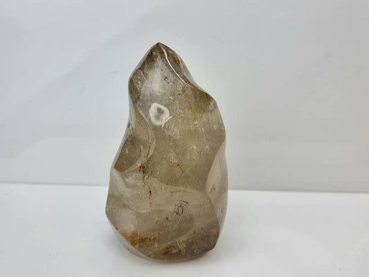 18) Smoky Quartz Crystal Flame