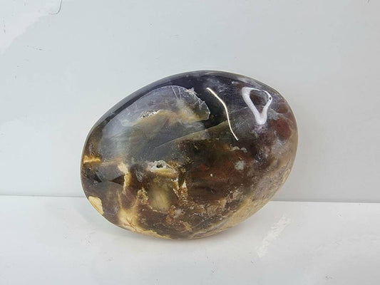 8) Violet Agate Crystal Palmstone