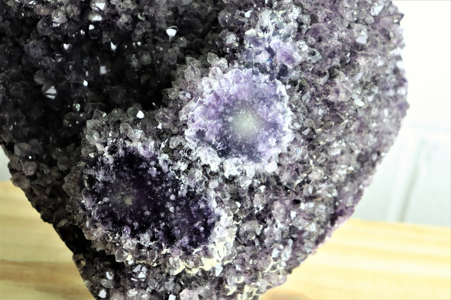 Extra Large Amethyst Crystal Heart Quartz Geode Carving  5.4 KG