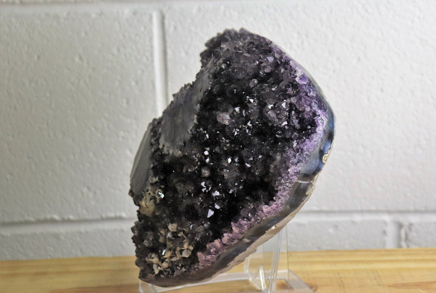 Extra Large Amethyst Crystal Heart Quartz Geode Carving  5.4 KG