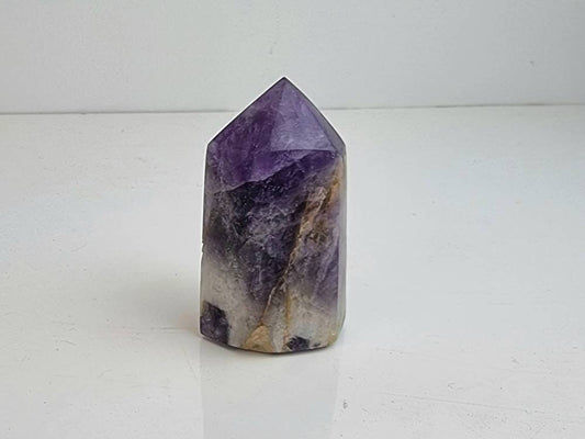 small amethyst crystal prism tower