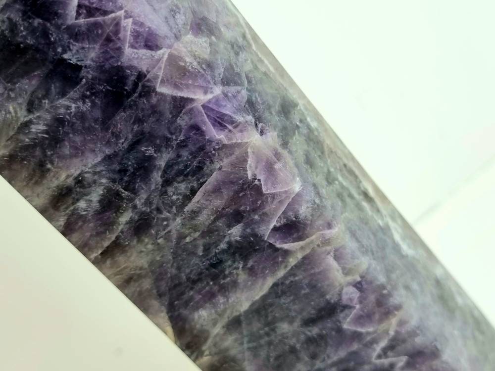 2) Large Amethyst Crystal Prism