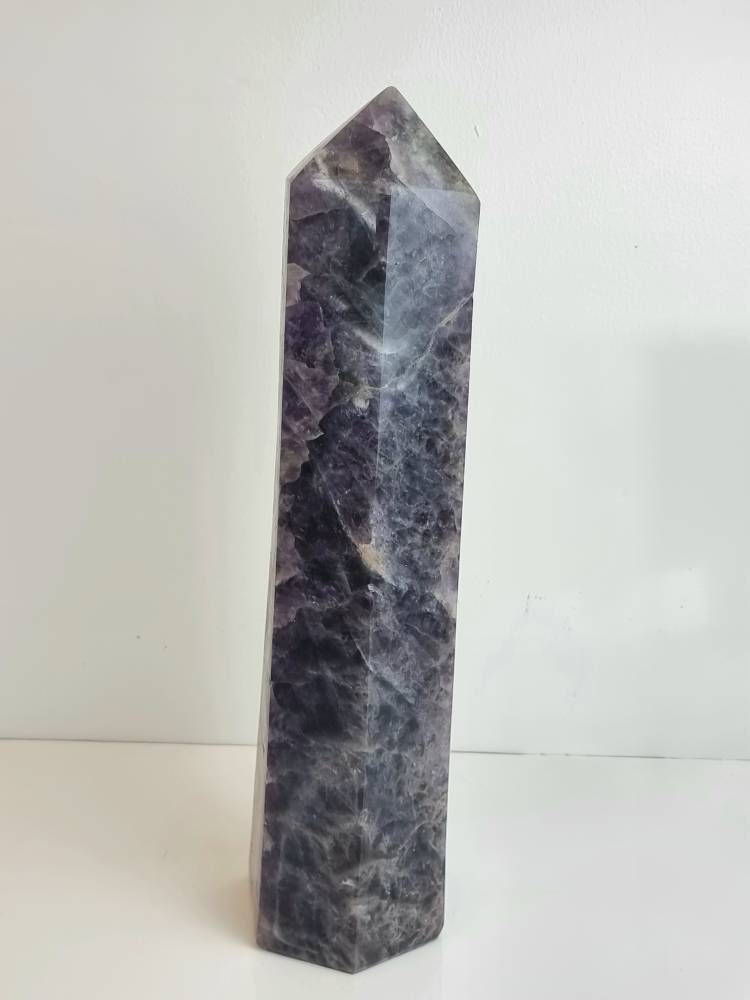 2) Large Amethyst Crystal Prism