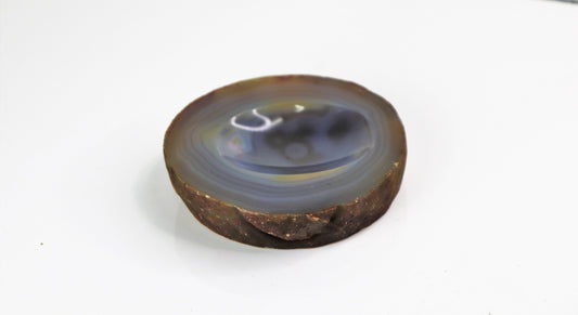 3) Agate Crystal Trinket Pot / Bowl,