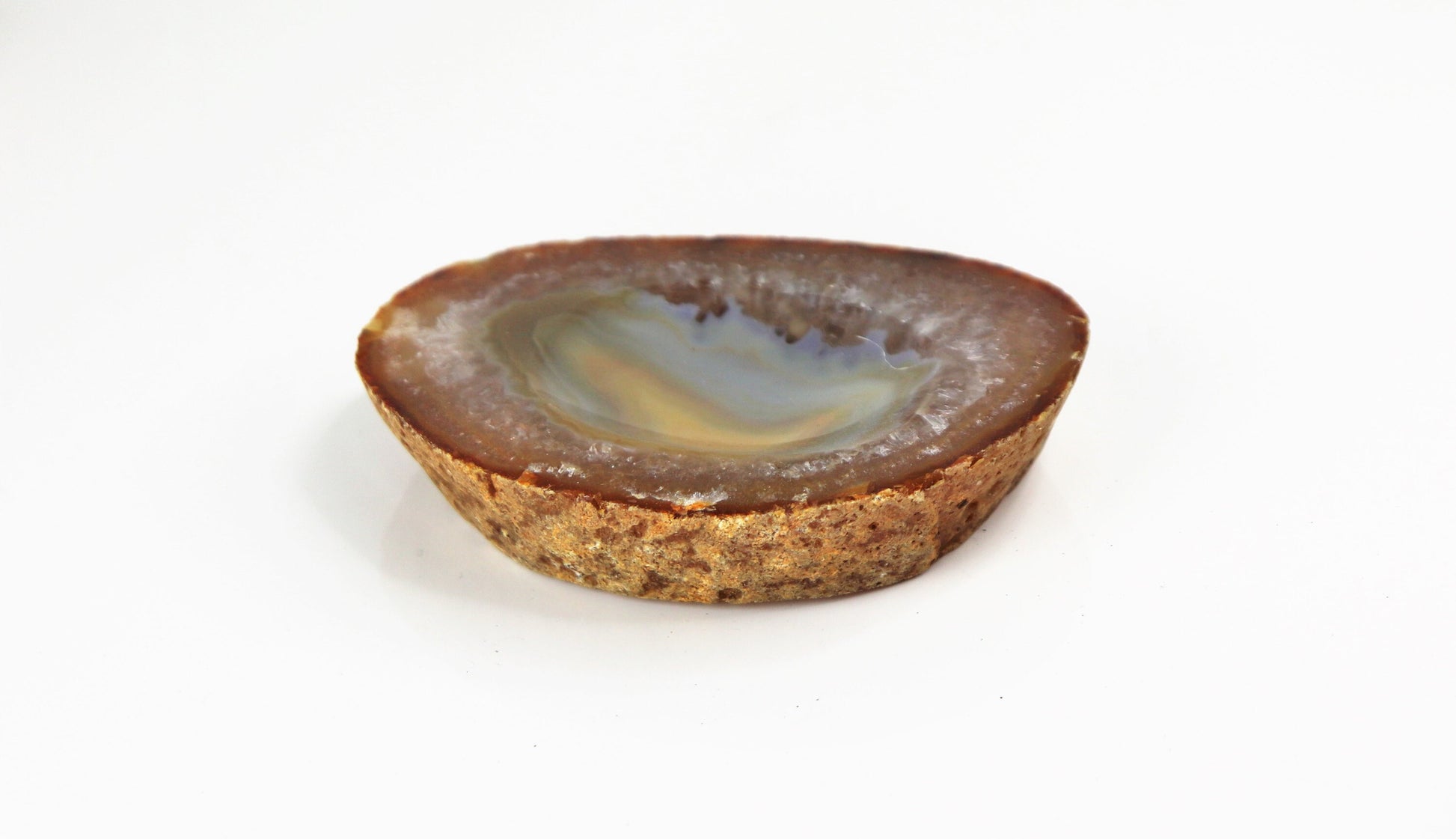 Agate Crystal Trinket Pot / Bowl,