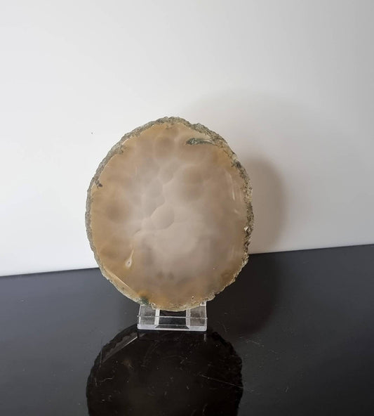 ASD11) large Agate Crystal Slice Natural Coaster