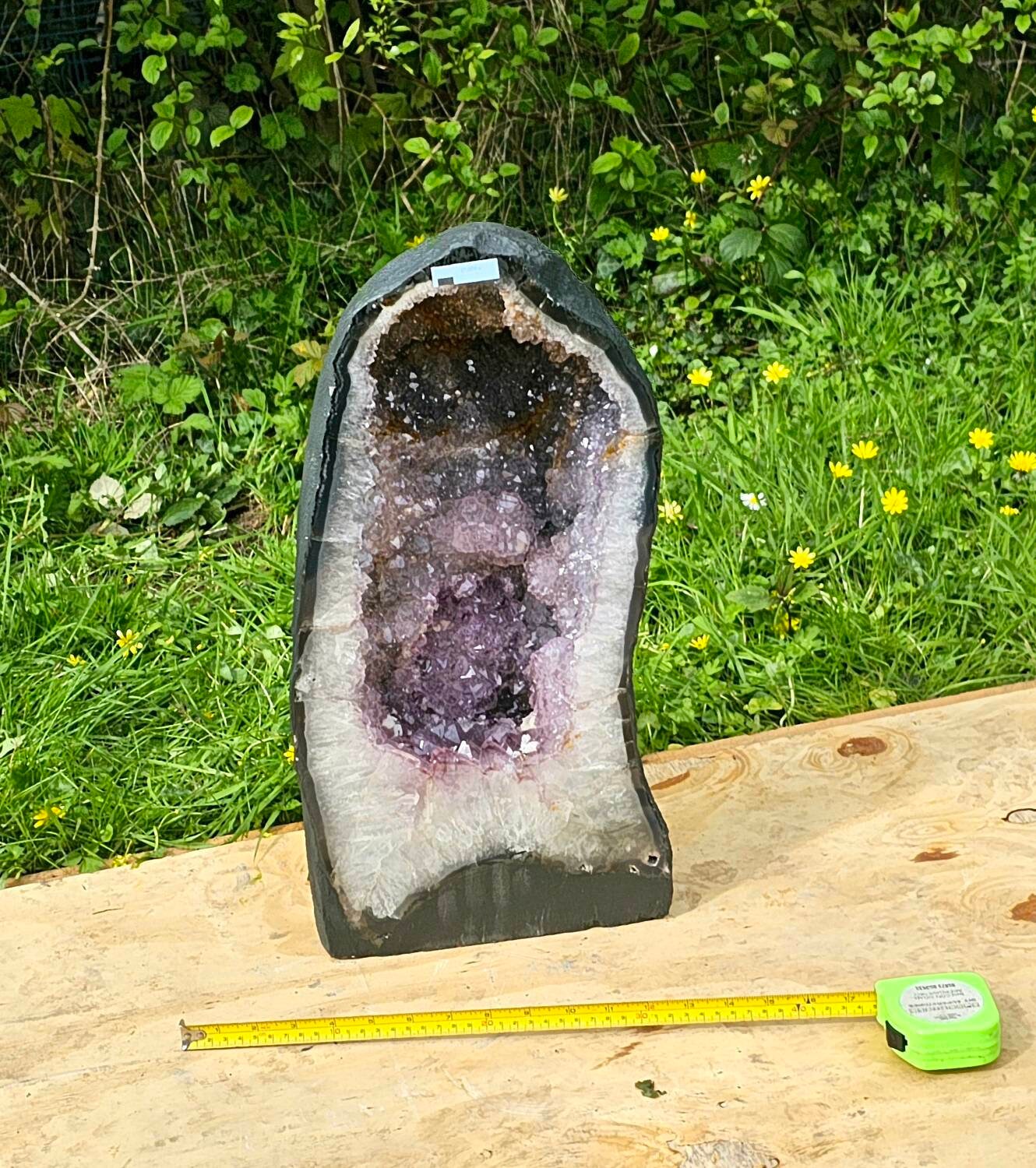 large amethyst crystal