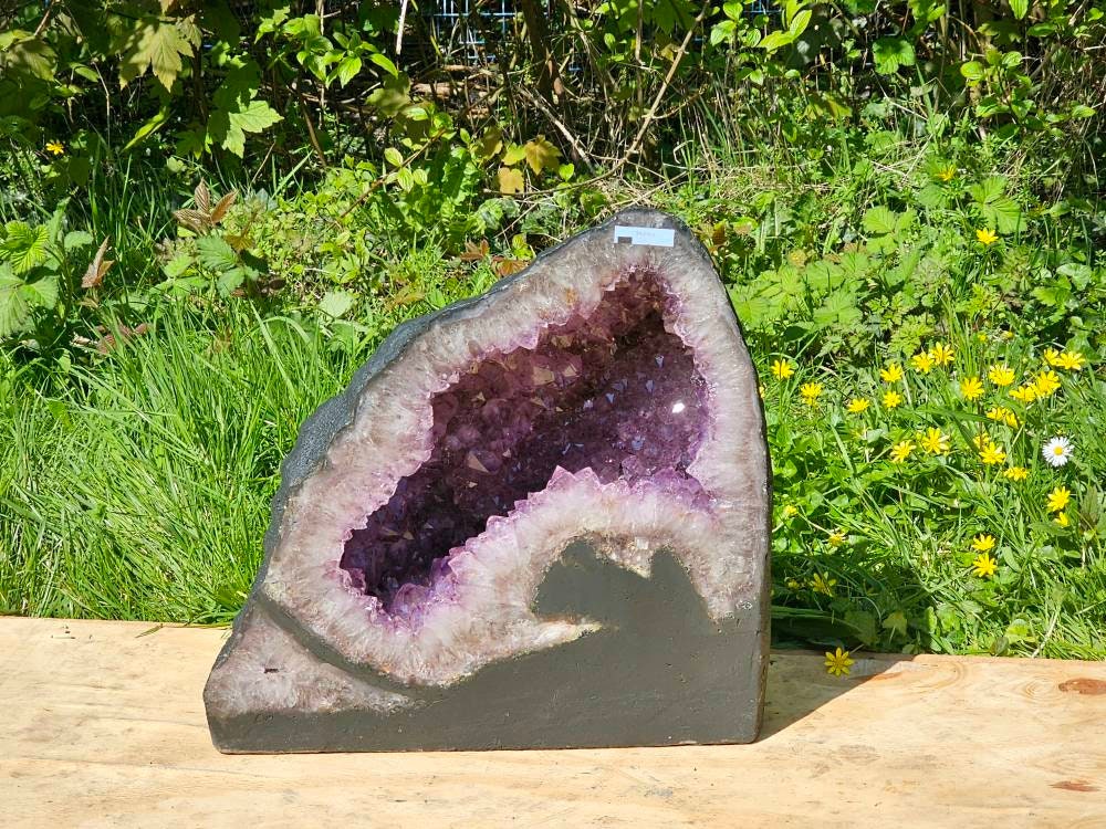 large amethyst church crystals uk