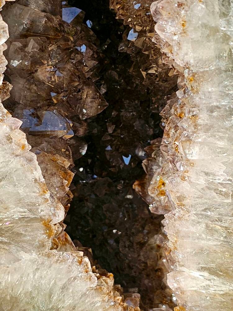 large amethyst pair crystal