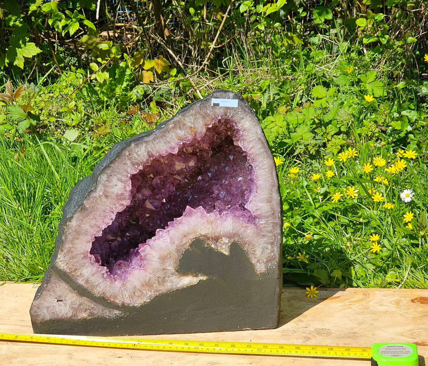 large amethyst church geode