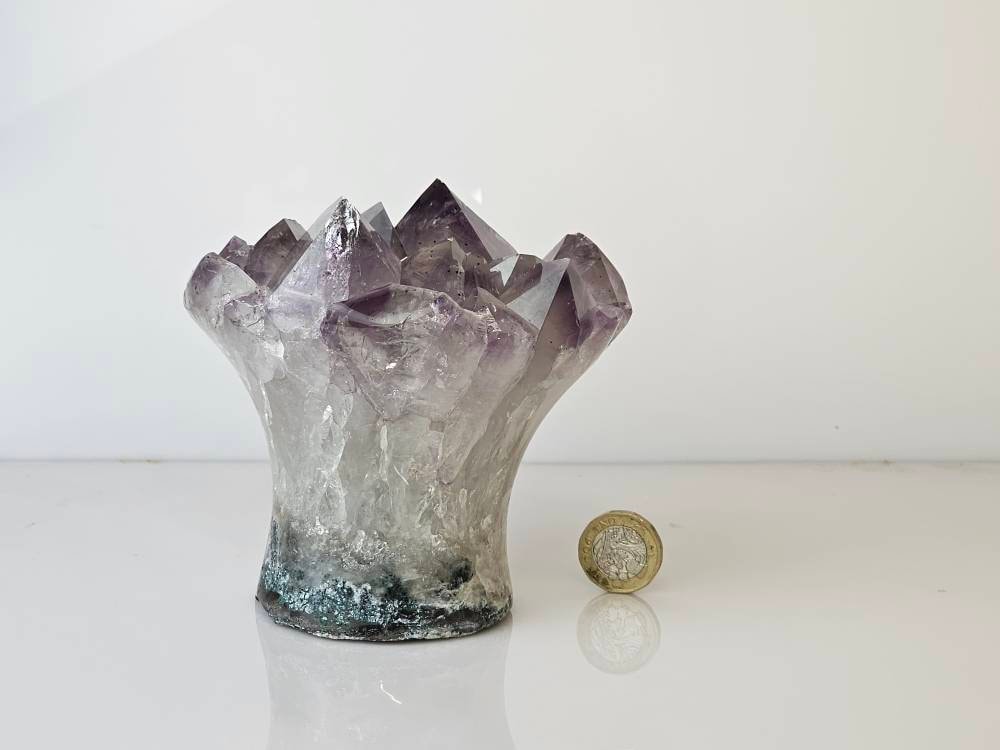 6) Amethyst Crystal Flower