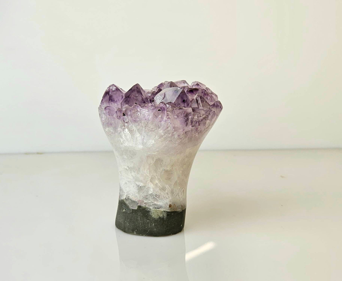 2) Amethyst Crystal Flower