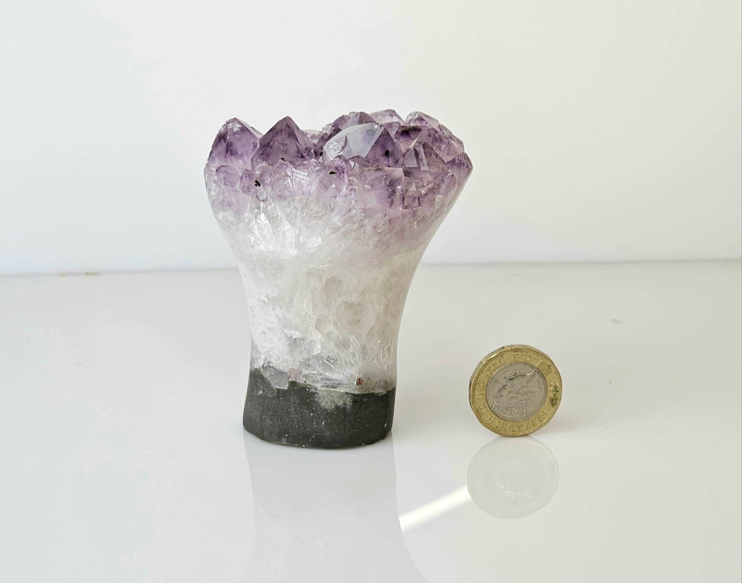 2) Amethyst Crystal Flower