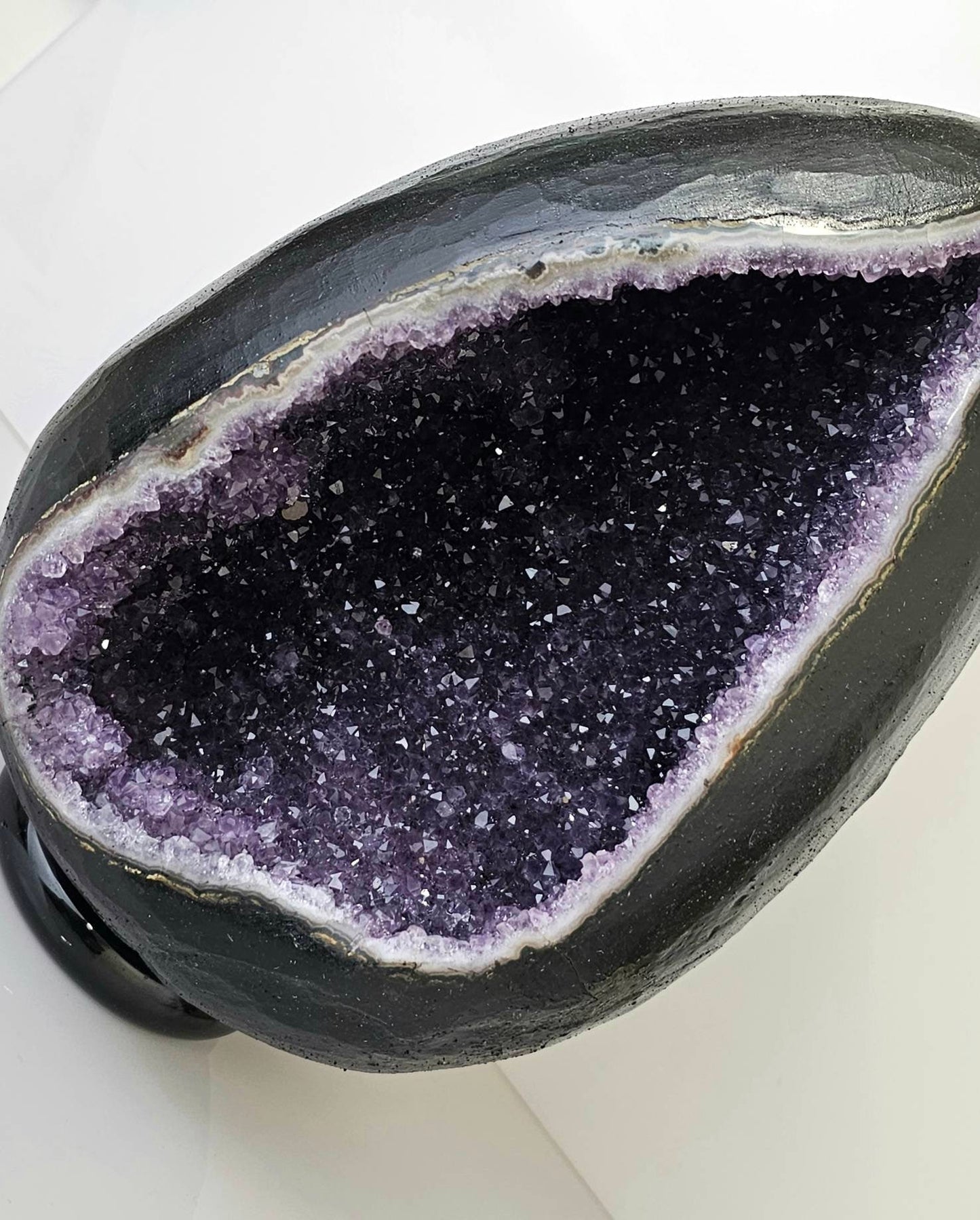 7) Huge Extra Large Amethyst Crystal Egg