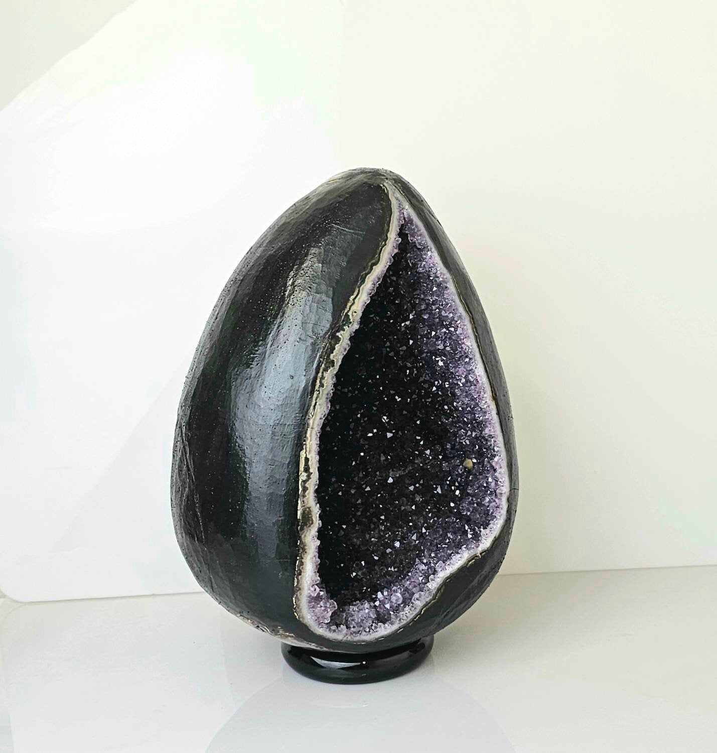 7) Huge Extra Large Amethyst Crystal Egg