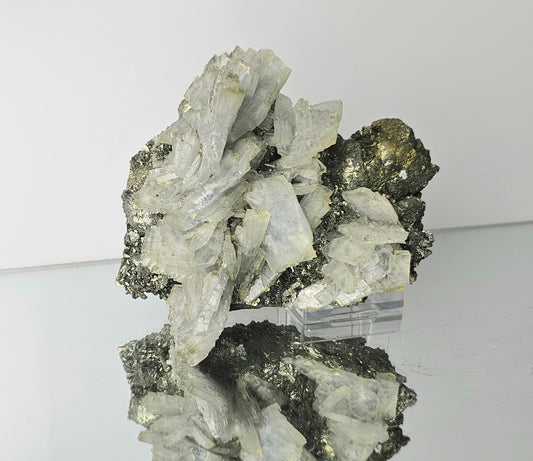 Blue Baryte Pyrite Crystal (#9)