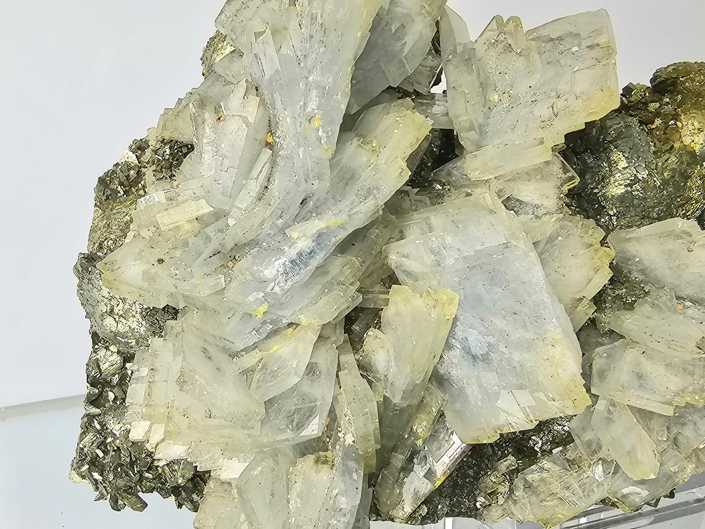 Blue Baryte Pyrite Crystal (#9)